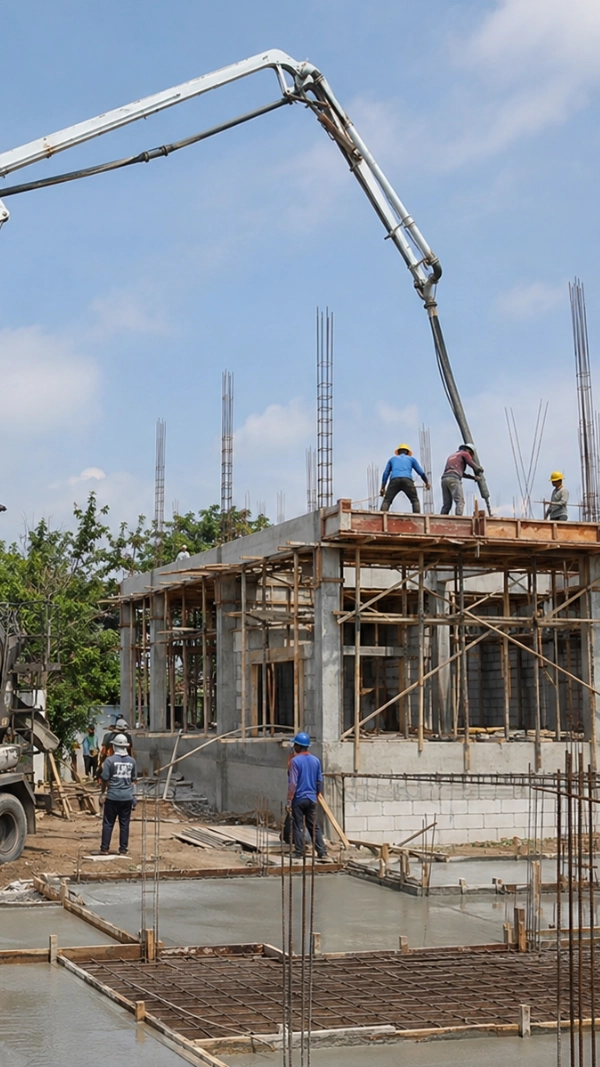 Keunggulan menggunakan ready mix K225 untuk rumah tinggal dan struktur ringan