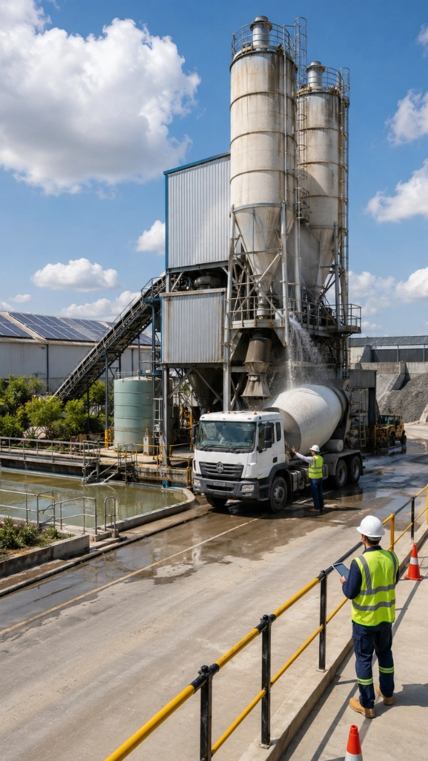 Komitmen sustainability dan safety pada produksi beton ready mix