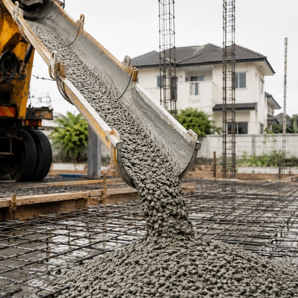 Ready Mix K225 untuk rumah tinggal, dak ringan, dan struktur ringan