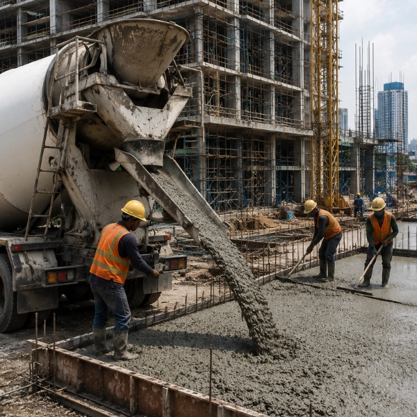 Ready Mix K300 untuk gedung dan jalan