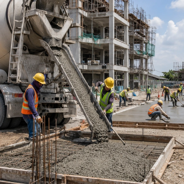 Ready Mix K300 untuk gedung, jalan beton, dan struktur menengah
