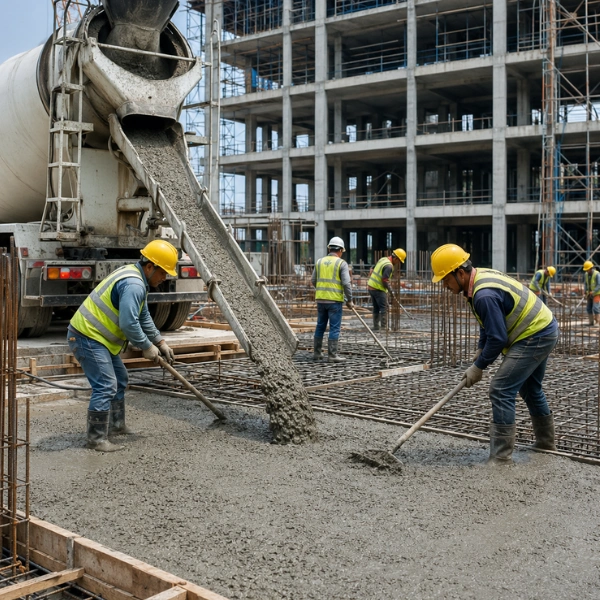Ready Mix K350 untuk struktur lebih berat, bangunan bertingkat, dan slab tebal