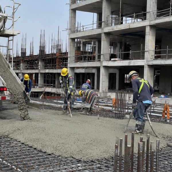 Ready Mix K400 untuk heavy-duty, lantai industri, jalan beton, dan area beban tinggi