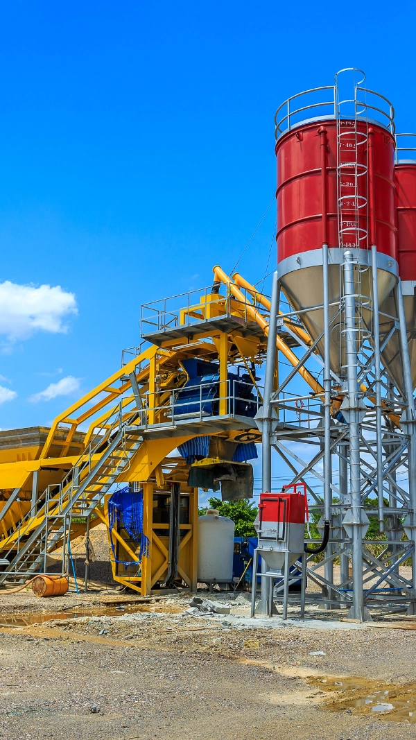 Batching plant modern dan mixer truck ready mix Giga Beton